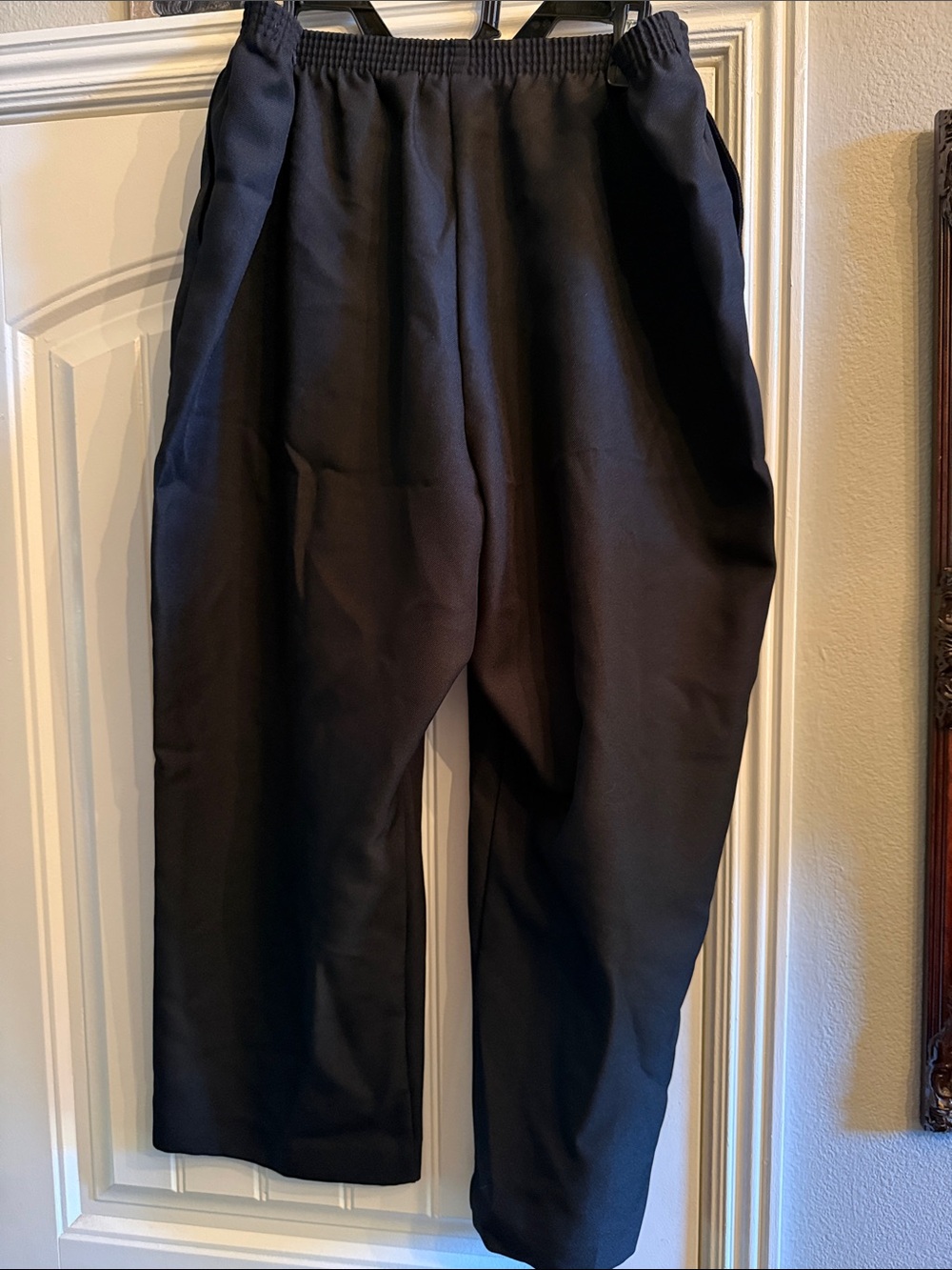 Alfred Dunner Black Straight-Leg Women's Pants